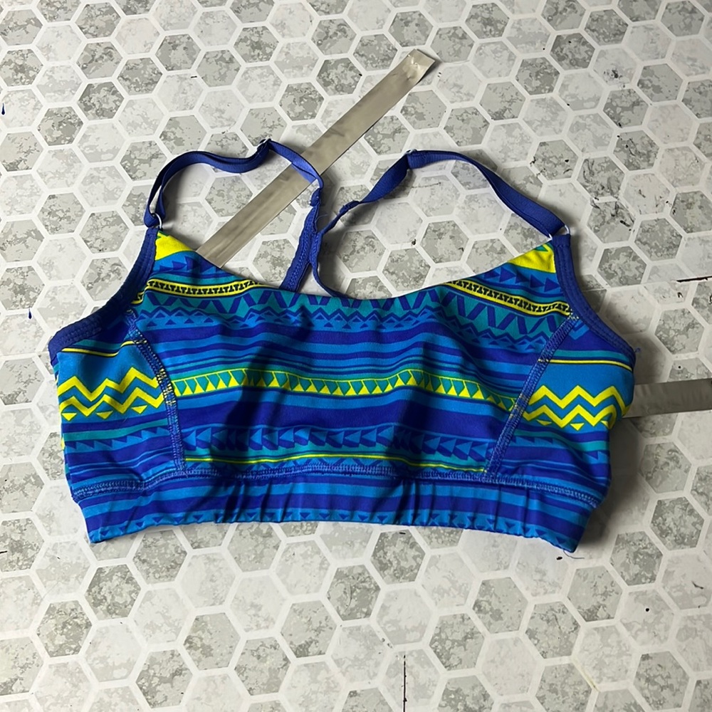 Forever 21 XXS Striped Patterned Swimsuit Bikini Top